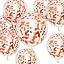 Rose Gold Confetti Balloons