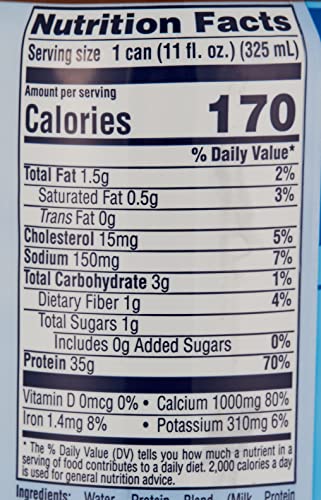 Pure Protein Frosty Chocolate Protein Shake, 35G Complete Protein, Ready To Drink And Keto-Friendly, Excellent Source Of Calcium, 11 Fl Oz (Pack Of 12) #TOP6