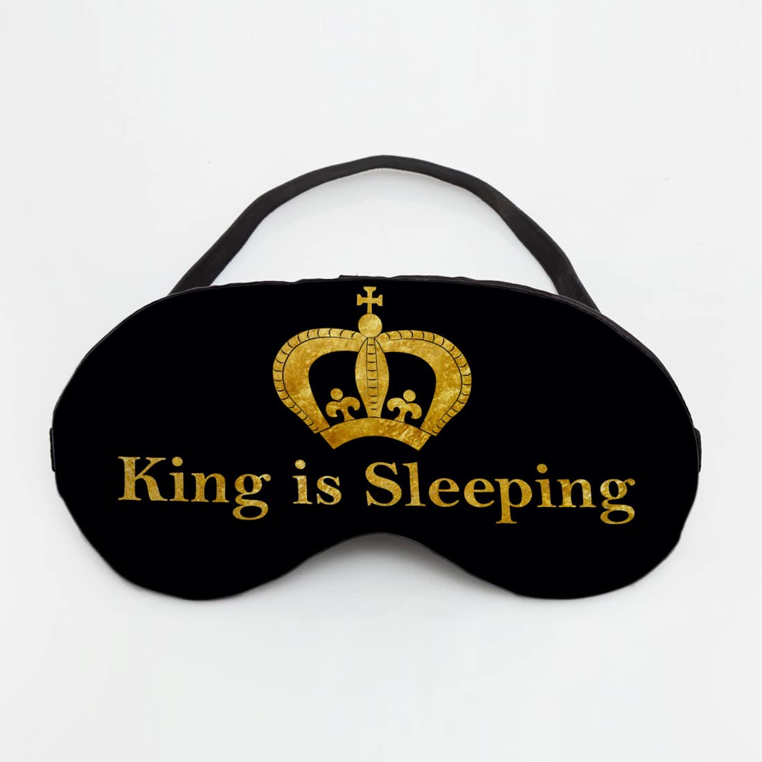 Crazyify King is Sleeping Printed Eye Mask/Sleep Mask for Relaxing/Medidation/Sleep/Travel For Women/Men/Girls/Kids (7.4 * 4 Inches) | Comfortable & Soft Eye Cover/Eye Patch Multicolour (B09W9KYKFL) Amazon Price History, Amazon Price Tracker