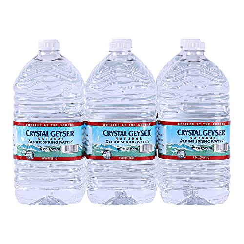 Crystal Geyser Since 1977 Pallet Of 48 Cases Of Alpine 100% Natural Spring Water, 1 Gallon Bottles, Bottled At The Source, 128 Fl Oz (Pack Of 288), (Cgw12514Pl) #TOP1
