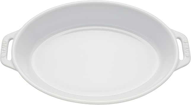 Staub Ceramic Stoneware 5-pc Mixed Baking Dish Set White