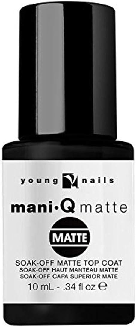 Young NailsMani-Q Gel Polish, Color Gel Nail Polish for Natural or Artificial Nails, Cure with LED or UV Light, Soak Off Gel Polish 0.34 fl oz.