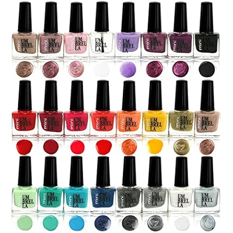 Juego de 24 esmaltes de uñas Beauty4Britain Cover