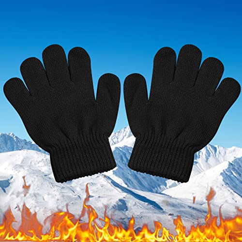Gloves for Cold Weather 2023 Kids Gloves Full Fingers Stretchy Warm Knit Gloves Winter Boys Gloves Girls Gloves4
