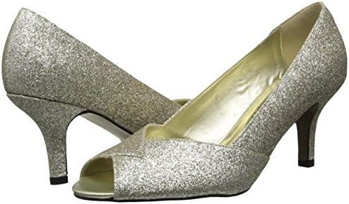 Easy Street Women's Ravish Dress Pump,Gold Glitter,6 WW US | Image 6