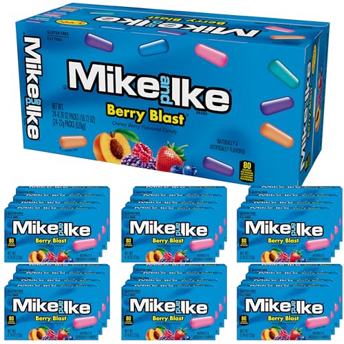 Image of Mike and Ike Berry Blast Candy, 0.78 Ounce Box (Pack of 24)