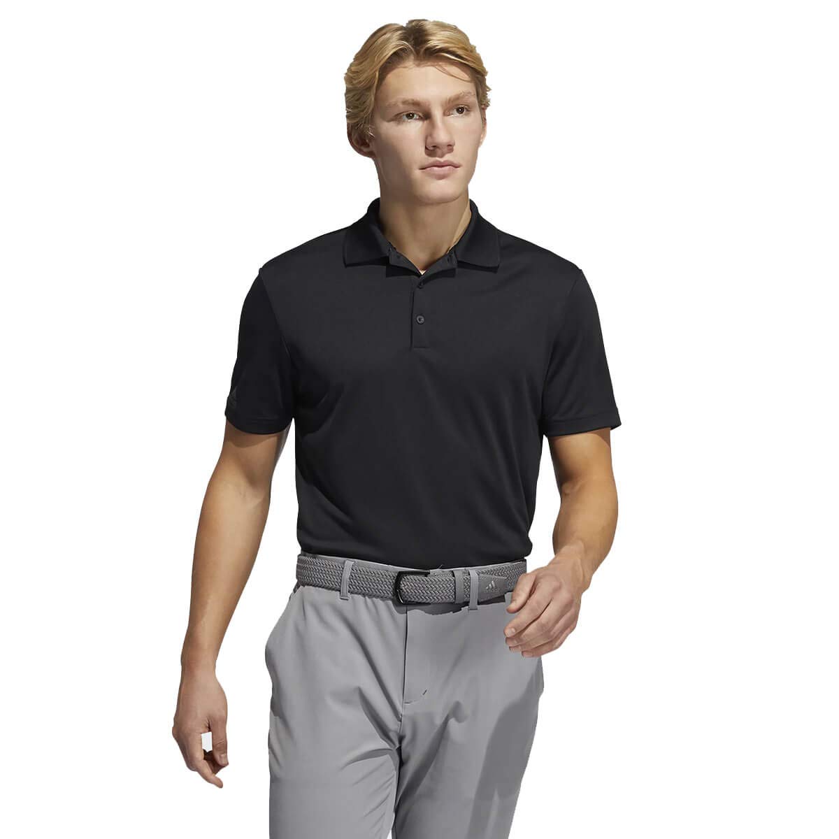 adidas Golf Mens Performance Polo Shirt - Black - XL