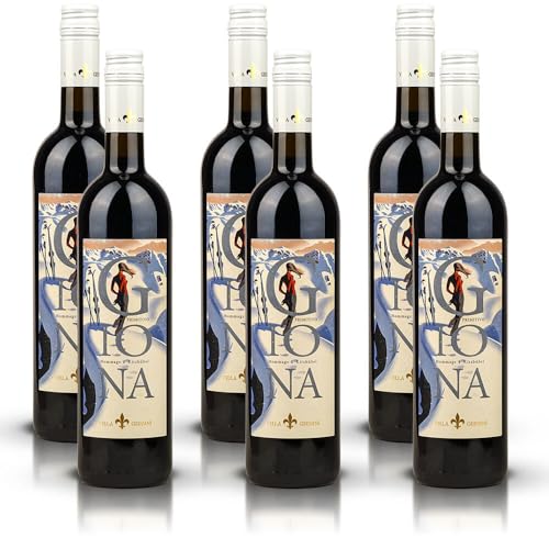 Villa Geissini GIONA Primitivo, trocken, sortenreines Weinpaket (6x0,75l)