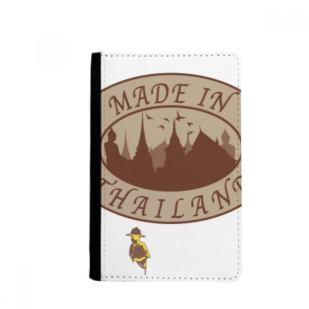 Thailand Made in Thailand Prosperous Village Passport Holder Notecase Burse Wallet Cover Card Purse