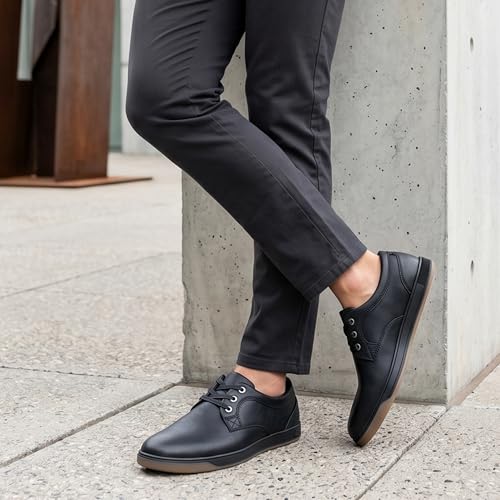 Image of Jousen Men's Fashion Sneakers Classic Retro Casual Shoes for Men Breathable Business Dress Sneaker