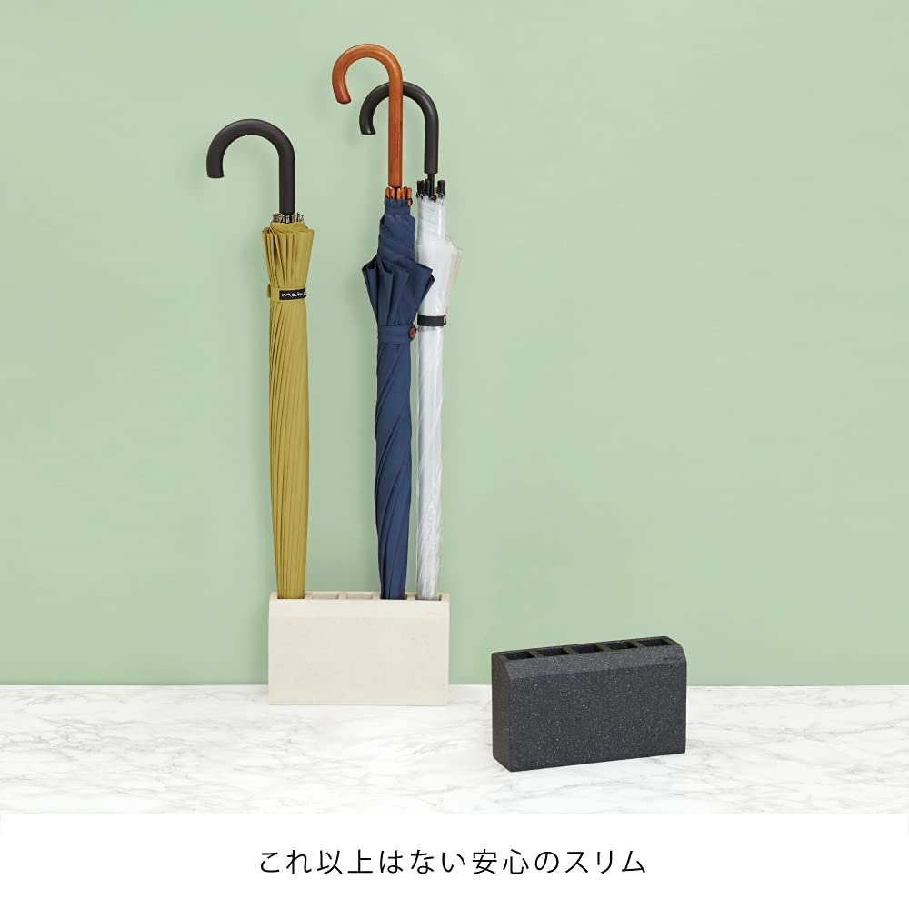 Amazon｜ideaco(イデアコ) 傘立て サンドホワイト 5本挿し renga  