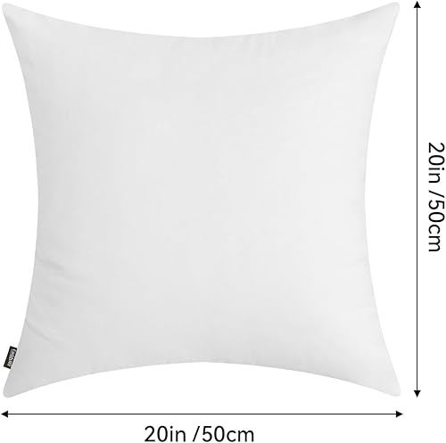 Miniatura 5 de Coddsmz Paquete de 4 fundas de almohada decorativas de 100% algodón, cuadradas, fundas de almohada sólidas para el hogar, sofá, dormitorio, blanco