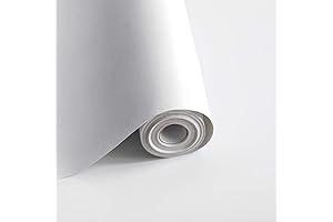 Safiyya White Kitchen Cabinet Vinyl Wrap