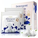 PINNGUSHI Detergent Washing Tablets 120pcs Bottle Washer, Compatible With Momcozy, Baby Brezza, Papablic, Grownsy All Major Brands, Baby-Safe Cleaning, Great for Daily Use & Easy Refills