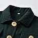 Toddler Babys Fashion Solid Color Denim Jacket Casual Button Down Long Sleeve Comfy Cardigans for Kids (Dark Green,70/6-12 M,Unisex,Big Kid,US,Age,6 Months,12 Months)