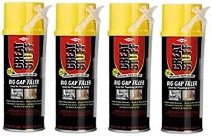 Great Stuff Big Gap Filler Expanding Straw Foam 12-Ounce- 157906 - Pack of 4 Cans