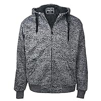 Algopix Similar Product 3 - LeeHanTon Mens Hoodies Zip Up Sherpa