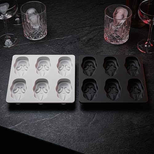 Moldes de hielo de silicona forma fantasma, 2 piezas miniatura 5