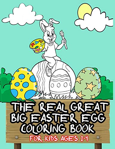 The Real Great Big Easter Egg Coloring Book for Kids Ages 1-4: 50 Unique Easter Egg Designs for Preschool & Toddlers, Easy and Fun - Best Gift for Boys & Girls image 3