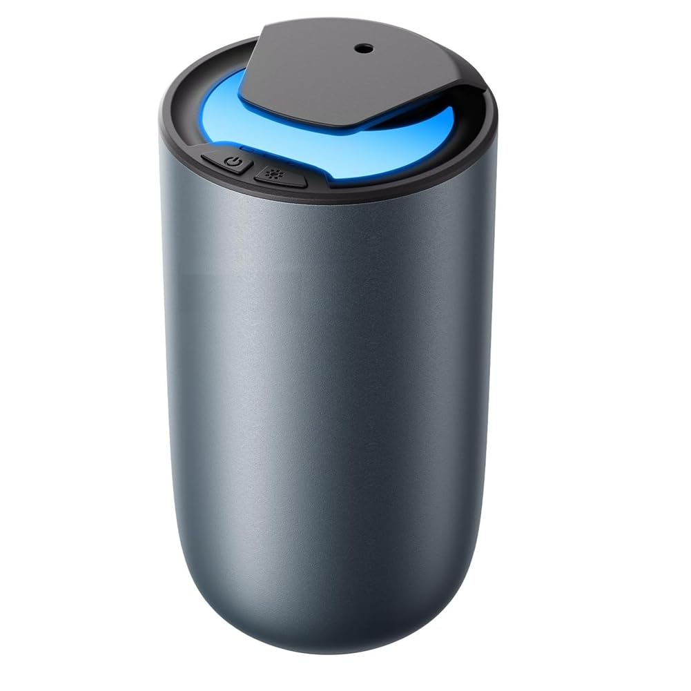 IJSDNVJNDX Auto On/Off Smart Car Air Freshener Diffuser, Waterless for Essential Oil, Rechargeable Scent Air Machine