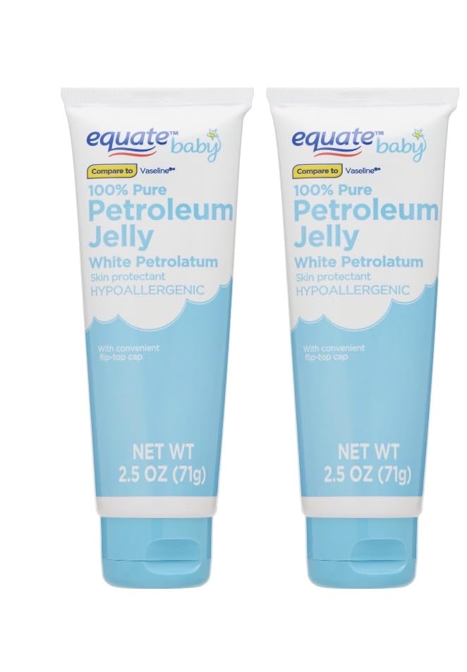 Equate Baby 100% Pure Petroleum Jelly, 2.5 oz,Pack 3) image 3