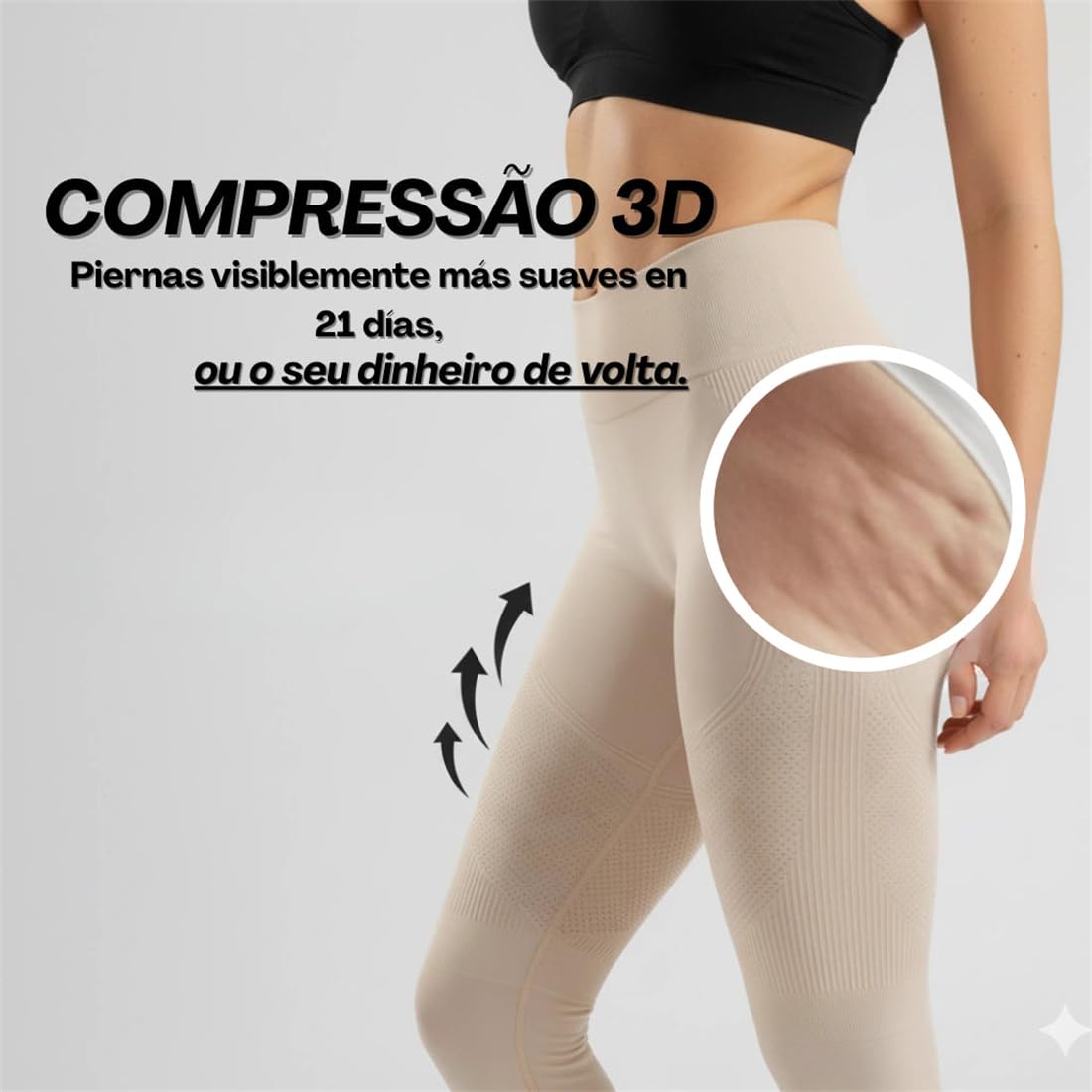 Legging 3D – Redefine tu Silueta sin Esfuerzo Pantalones Deportivos Ajustados para Mujer