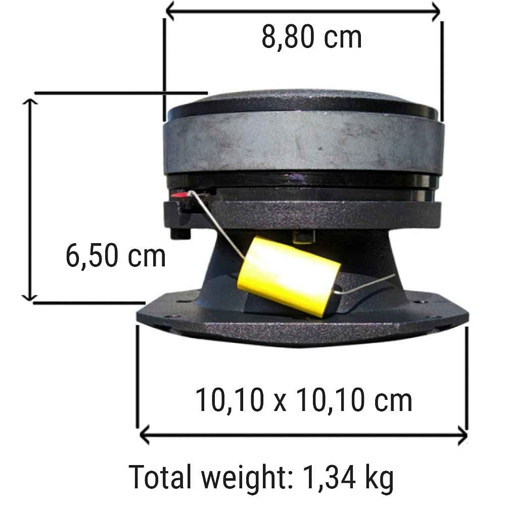 Haut-parleur Trompette Ipnosis IPT3001 - 400W, 106dB, 4Ω, Pour Auto, Neuf