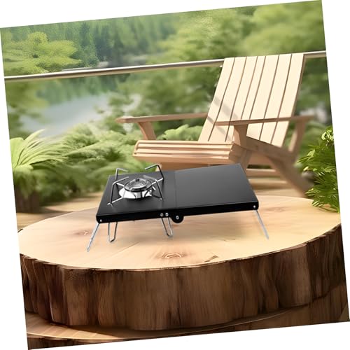 Table de camping pliante stable pour réchaud et barbecue extérieur - 5