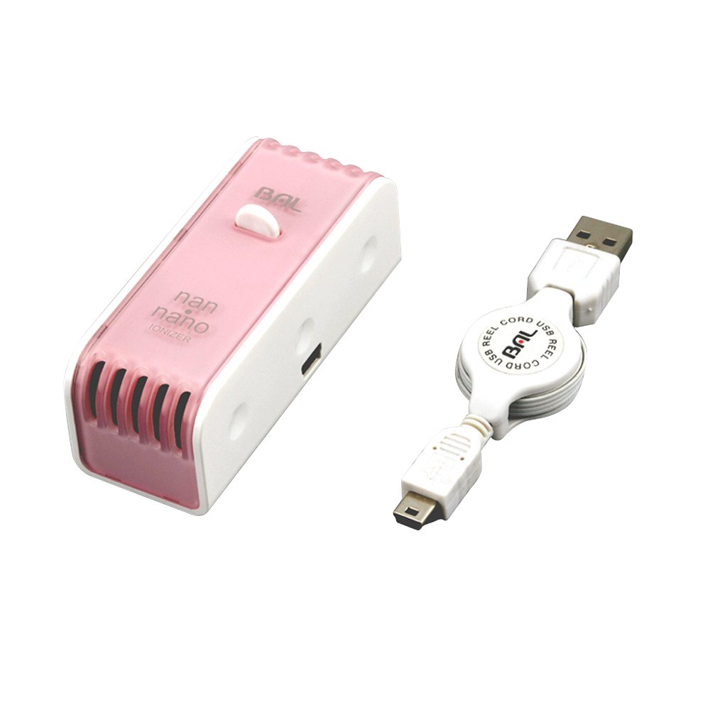 (未使用･未開封品)　BAL 車用 イオン発生器 nan・nano USB取り付け型 ピンク 59g 1825 7z28pnb Amazon | BAL 車用 イオン発生器 nan・nano USB取り付け型