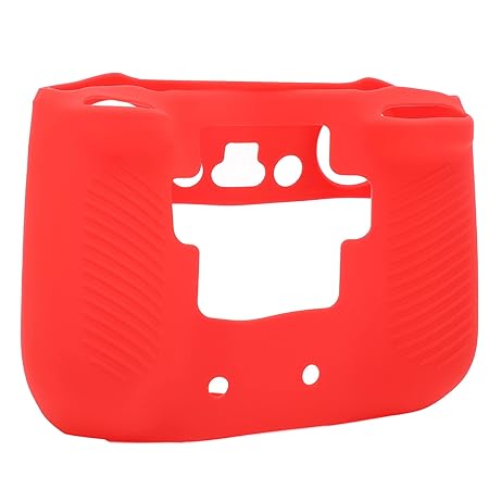 Adium Drone Transmitter Sleeve, Easily Removable Anti-Scratch Silicone Elastic Drone Controller Case (Red)