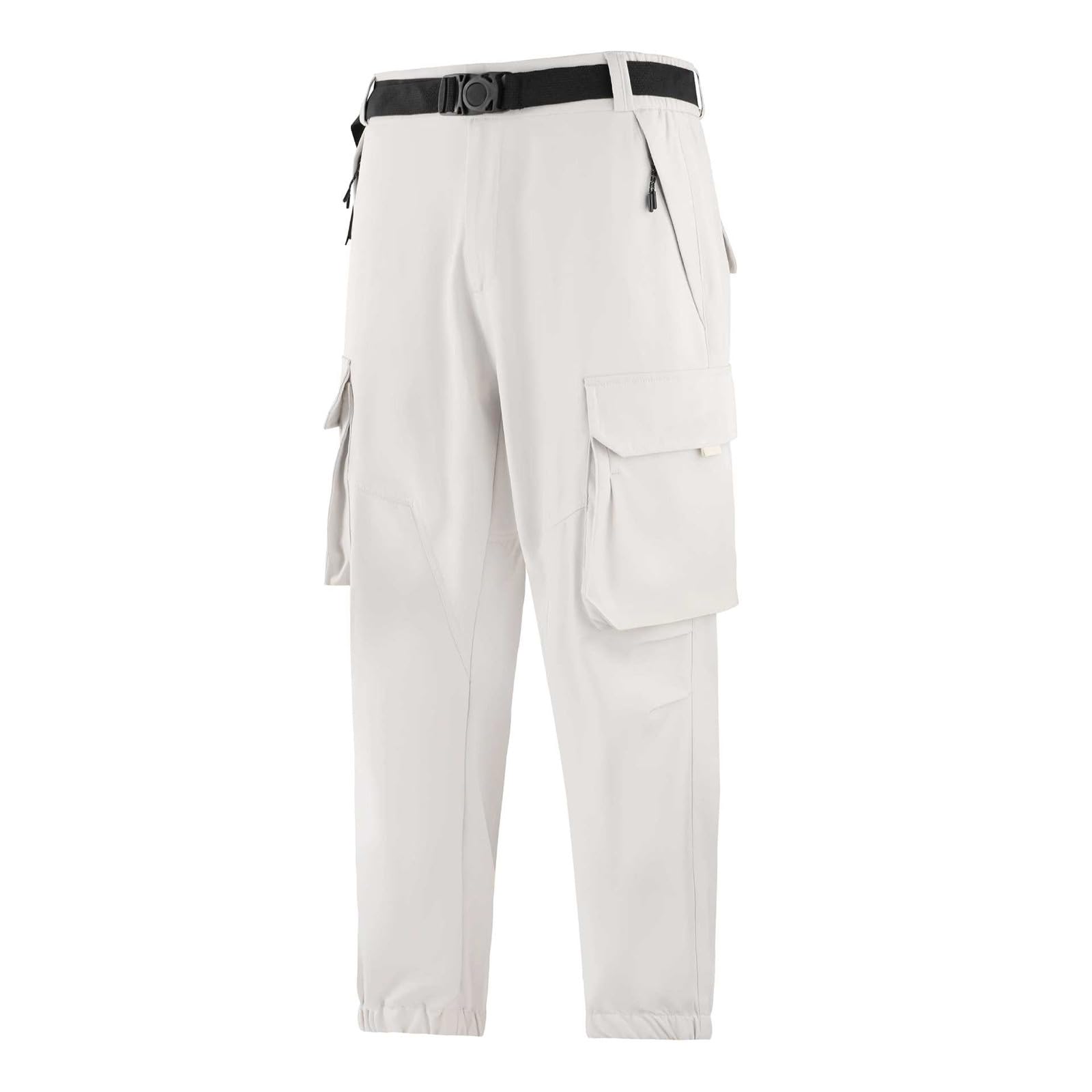 Pantalon Randonnée Homme Pantalon De Randonnée Noir Militaire Taille Elastique Bucheron Convertible Tactique Imperméable Surpantalon Moto Travail Résistant Carreaux Large Chantier Séchage Rapide