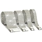 4 Rolls/1 Yards Self Adhesive Crystal Rhinestone Ribbon, Adhesive Gem Diamond Stickers for Car Bling