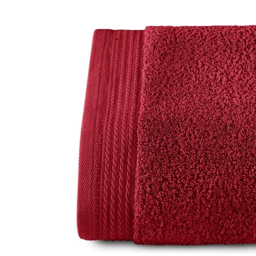 Top Towel - Premium - Grandes Serviettes de Bain - Serviettes de Bain - 1 Serviettes de Douche - 70x140 cm - 100% Coton - 600 Grammes - Grenat – vue 2