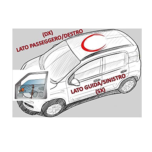 ALZACRISTALLO MANUALE ANTERIORE SINISTRO 3/5 PORTE...