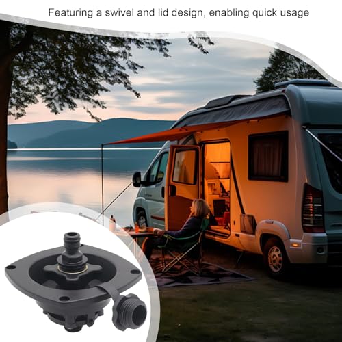 Remplacement de l'entrée d'eau RV avec bouchon d'entrée et adaptateur - 4