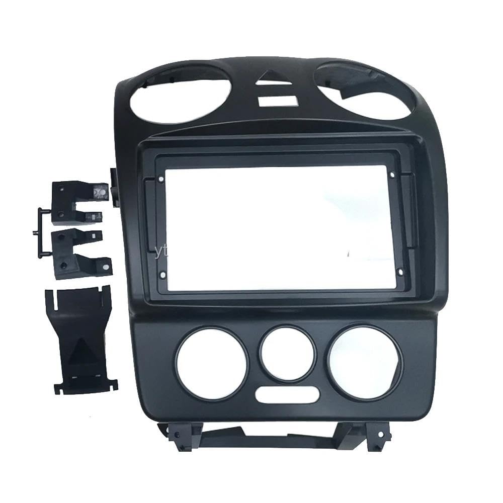Genérico Marco de Radio de Coche Kit De Marco De Coche 2 DIN De 9 Pulgadas Panel Salpicadero para VW 2004-2010 Pantalla Reproducción Coche GPS MP5 Android Radio GPS Panel Salpicadero
