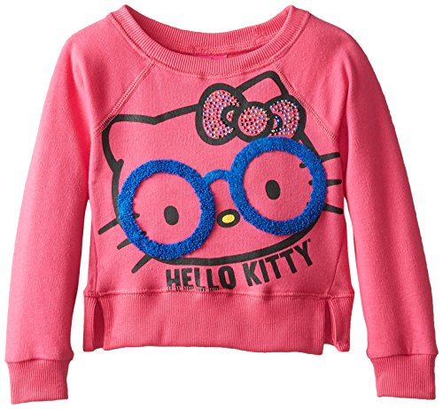 Hello Kitty Girls' HK Pink Multi Color Sweatshirt