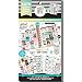 me & my BIG ideas Sticker Value Pack - The Happy Planner Scrapbooking Supplies - Work It Out Theme - Multi-Color & Gold Foil - Great for Projects, Scrapbooks & Albums - 30 Sheets, 1475 Stickers Total