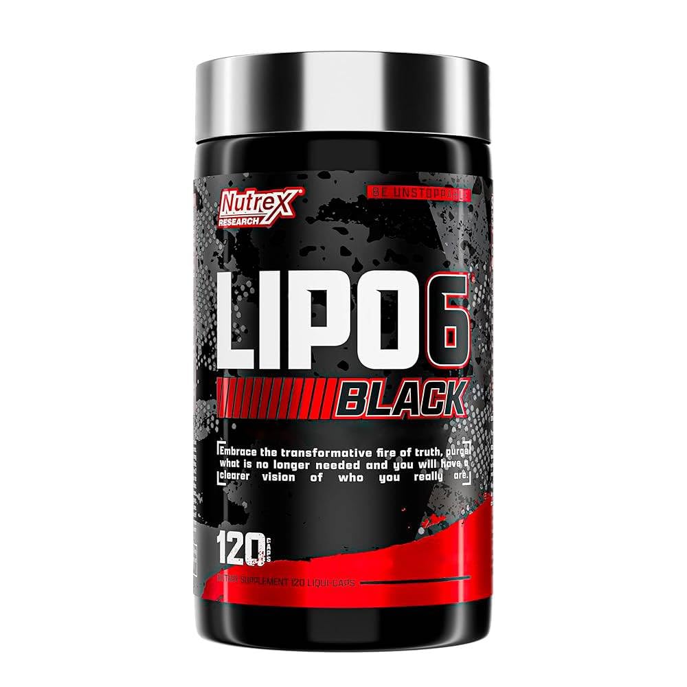 Nutrex Research LIPO-6 Black -Pack of 120 Capsules