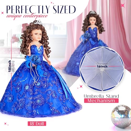 Muñeca Última Quinceañera 18" con Vestido y Accesorios miniatura 6