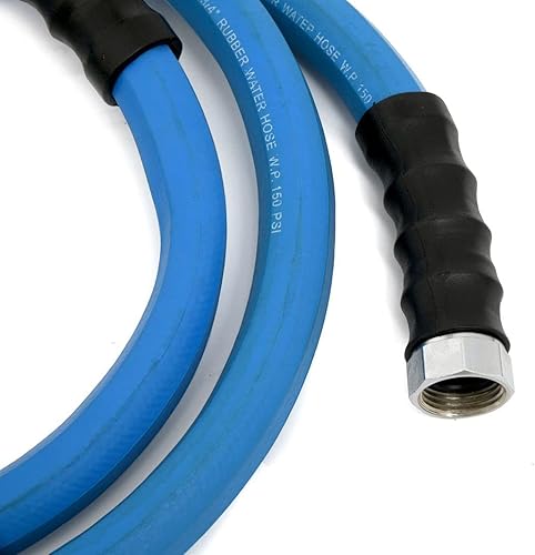 Miniatura 3 de AG-LITE BSAL58100 - Manguera de jardín de goma para agua calientefría de 58 pulgadas x 100 pies, 100% goma, ultraligera, súper fuerte, 500 PSI, 50F