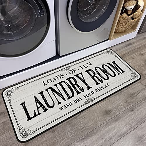 ROMAMIGO Laundry Room Rug Beige