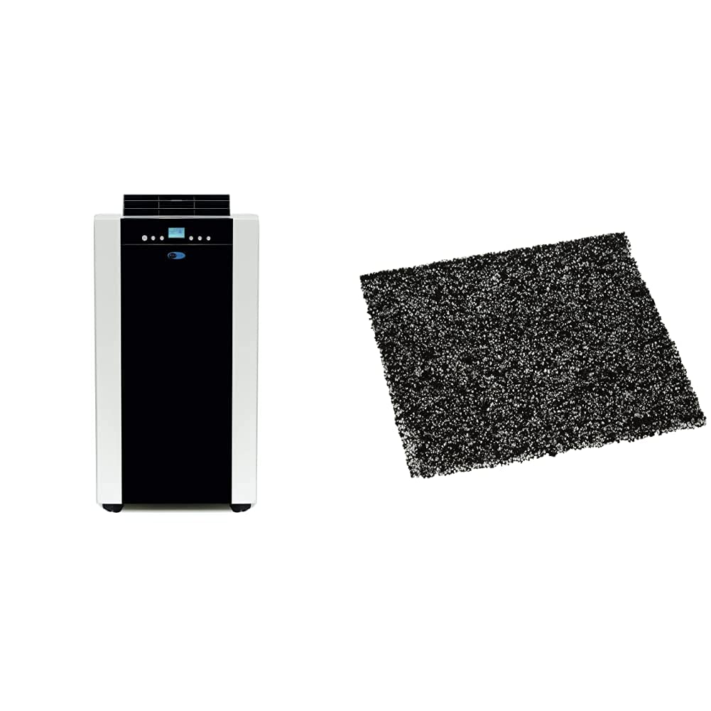Whynter ARC-14SH 14 000 BTU Dual Hose Portable Air Conditioner Dehumidifier Fan Heater Activated Carbon Replacement Filter for
