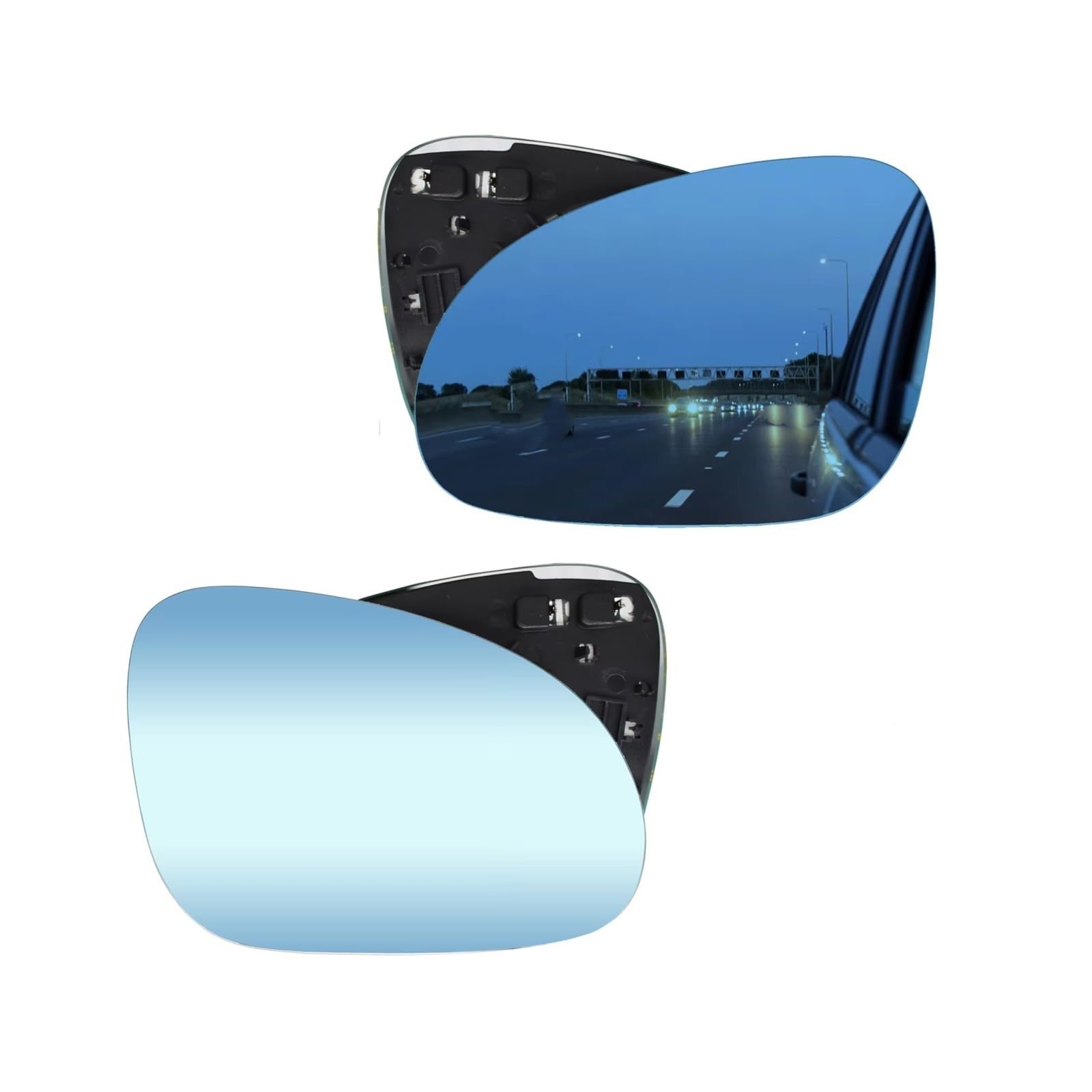 Glace de rétroviseur cassé passat b6 solution miroir chauffant dégivrant bleu rabbit