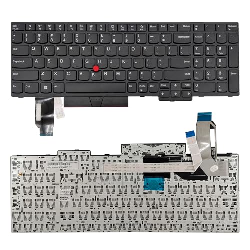 Teclado ThinkPad E590 T590 P52 soluciona teclas rotas repuesto US layout con marco 2