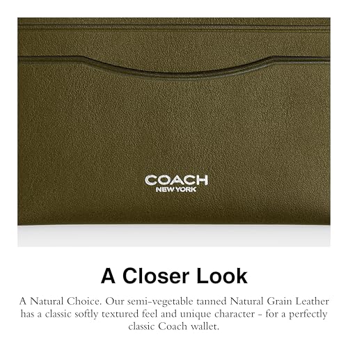 Coach Men's Flat Card Case, Olive4