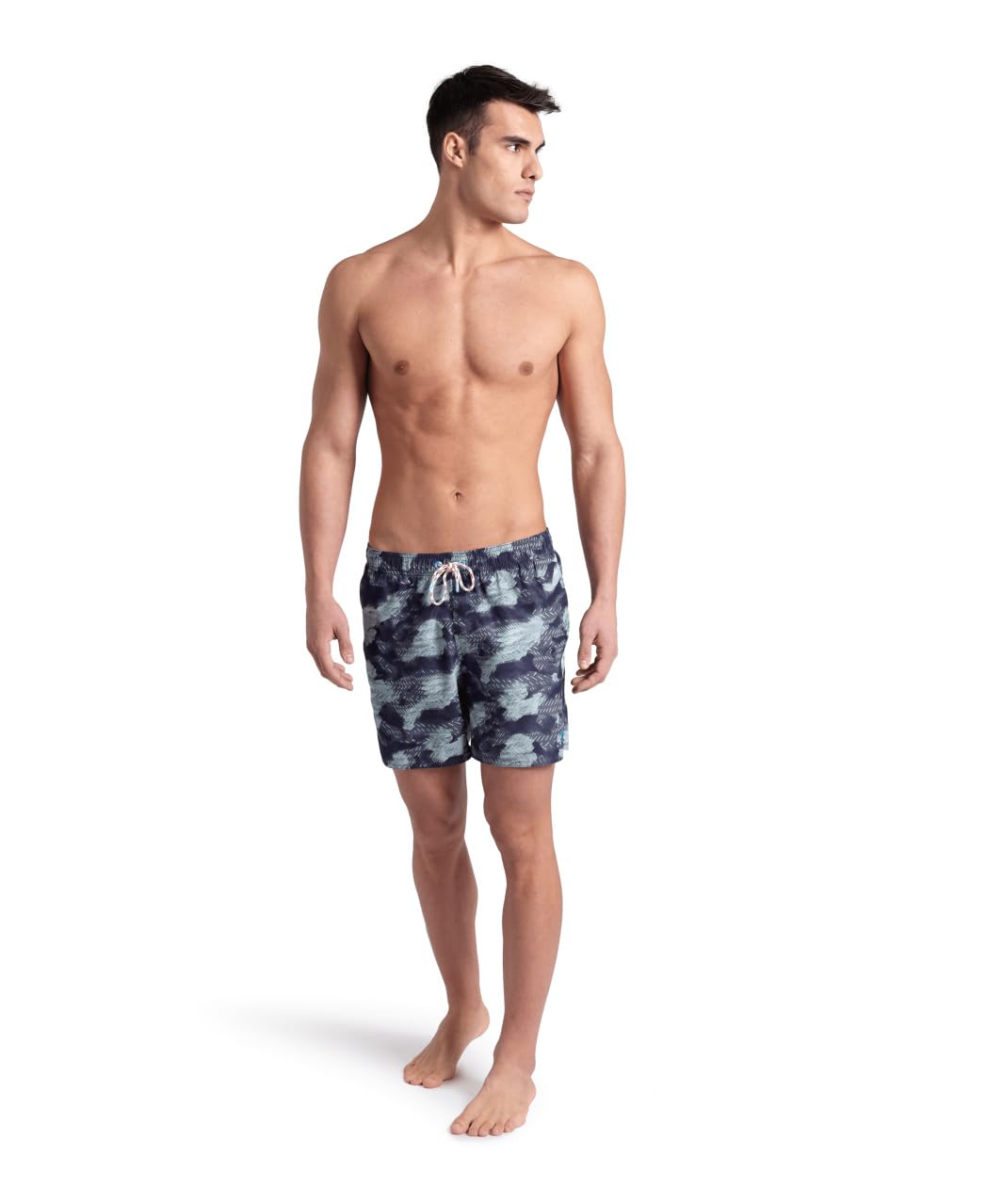 ARENA Men’s Water Prints Allover Boxer Beach Shorts Pool Water Sports Swimming Bañador para Hombre Hombre (Pack de 1)