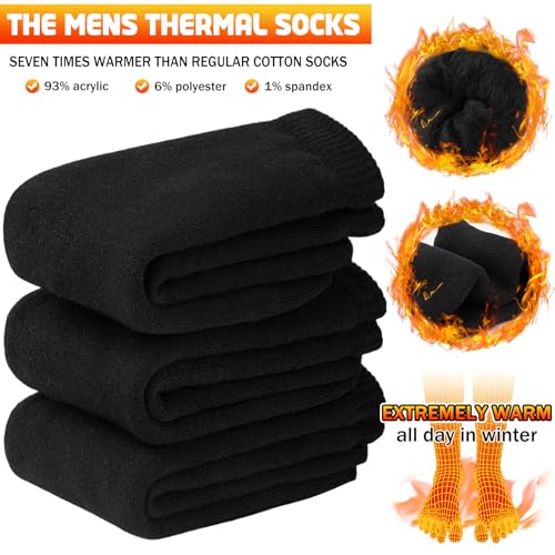 Image of Thermal Socks for Men - Winter Warm Socks Mens Womens for Cold Weather, Extreme Temperatures