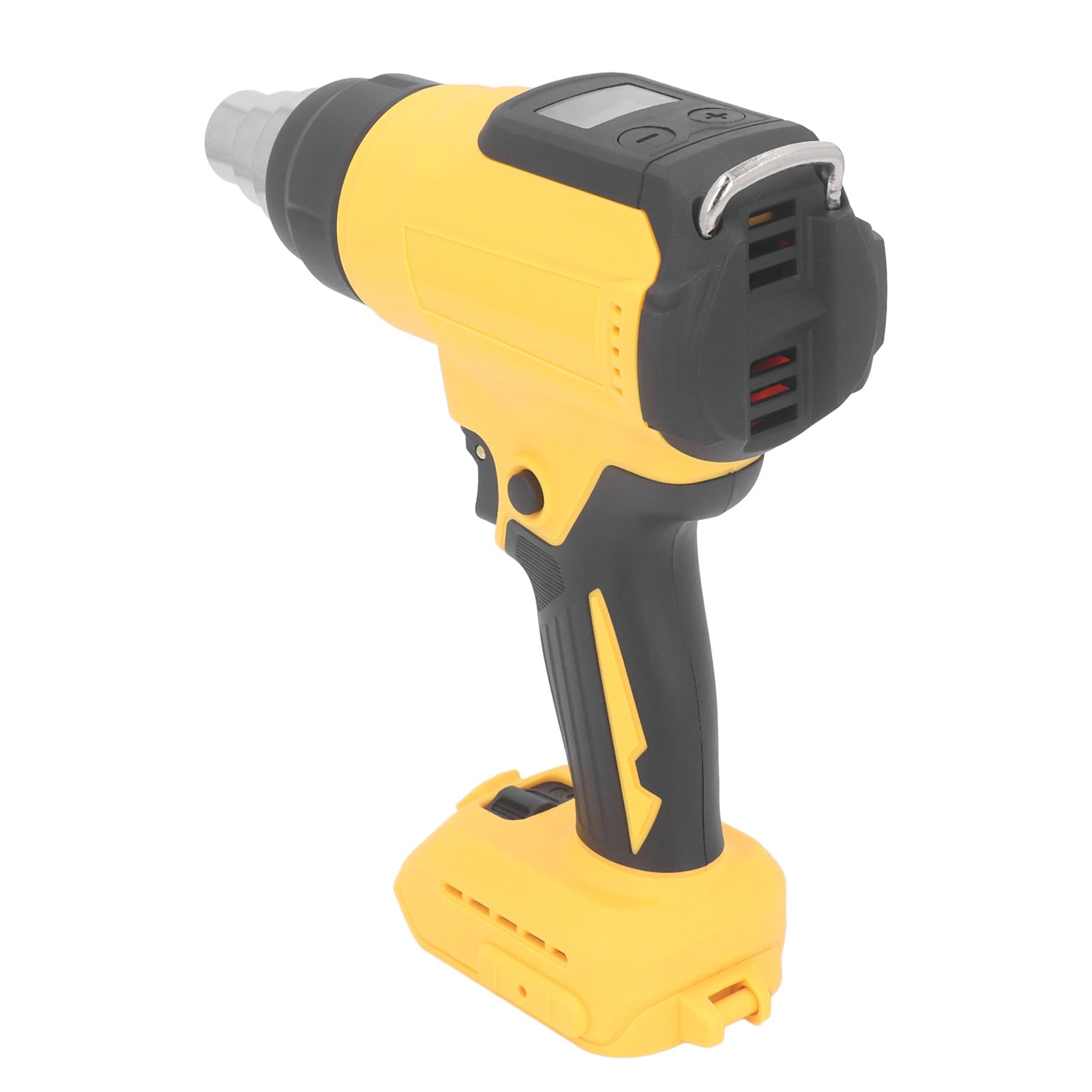 Pistolet na gorącą wiatrówkę, Bezprzewodowa Opalarka 300 W, Szybkie Nagrzewanie, Dobra kompatybilność, Ceramiczny rdzeń Grzejny 30-550 ℃ z 3 Dyszami do żywicy Epoksydowej