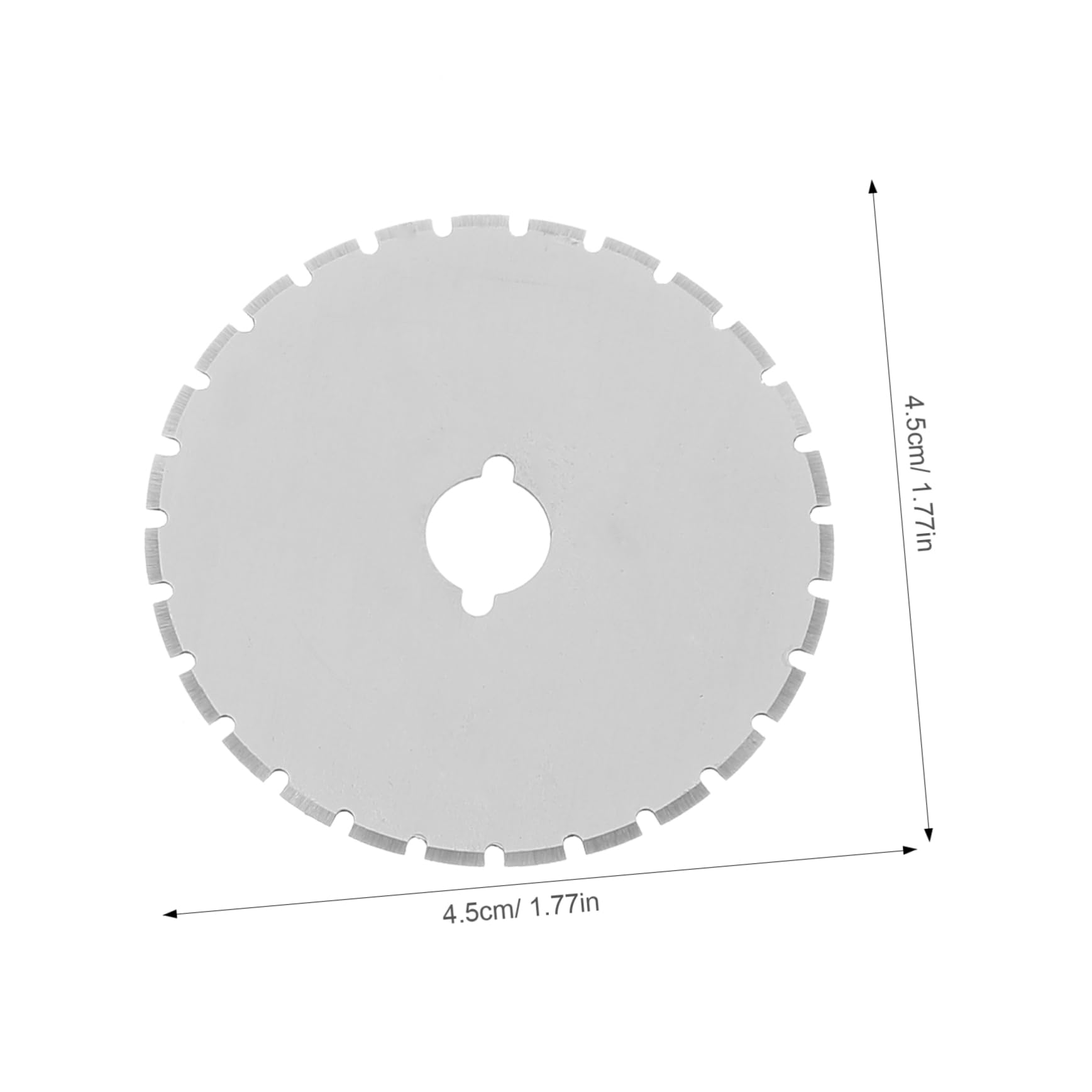 HOODANCOS 10pcs 45mm Fabric Rotary Cutter Blades Sewing Craft Blades for Replacement Scissors Scrapper Book Cutting Round Cutting Tool